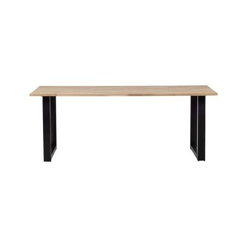 Made by Woood - Tablo - Table Ã  manger en bois piÃ©tement en U 220x90cm  - Naturel