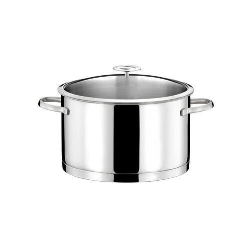Cuisinox - Elysã©E - Faitout 24cm Inox Avec Couvercle Universel  - Gris