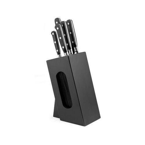 Sabatier Trompette - Origin - Bloc Spaghetti 5 Couteaux De Cuisine  - Gris