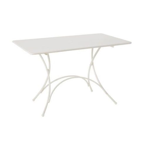 Emu - Table Pliante Rectangulaire Pigallet - Blanc  - Blanc