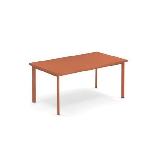 Emu - Table Star - Rouge Ã©Rable - 160 X 90 Cm  - Rouge