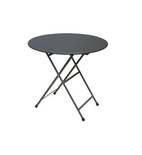 Emu - Table Pliante Arc En Ciel Ronde - Noir  - Noir