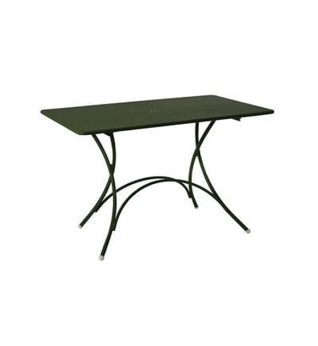 Emu - Table Pliante Rectangulaire Pigallet - Vert Foncã©  - Vert