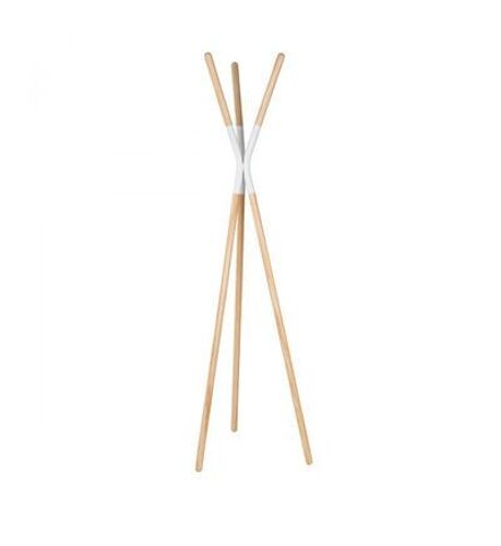 Zuiver - Pinnacle - Porte-manteaux scandinave bois  - Blanc