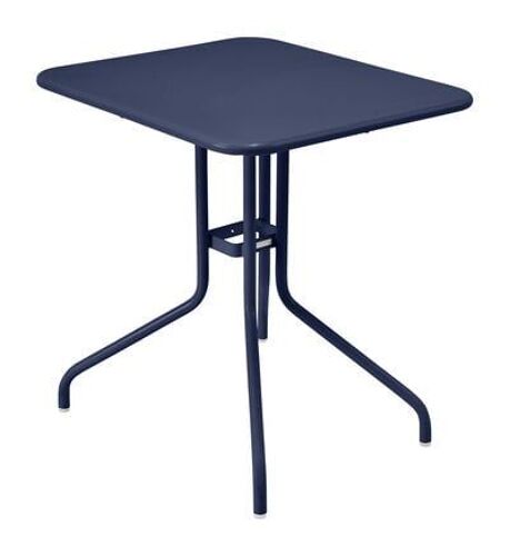 Fermob - Table Pã©Tale - 92 Bleu Abysse - 60 X 70 Cm  - Bleu