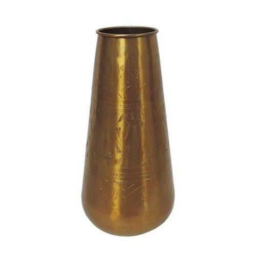 Vase cylindrique aluminium motifs - Taille unique