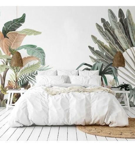 99Deco - Papier Peint Panoramique L336xH270cm Harmonie  - Vert
