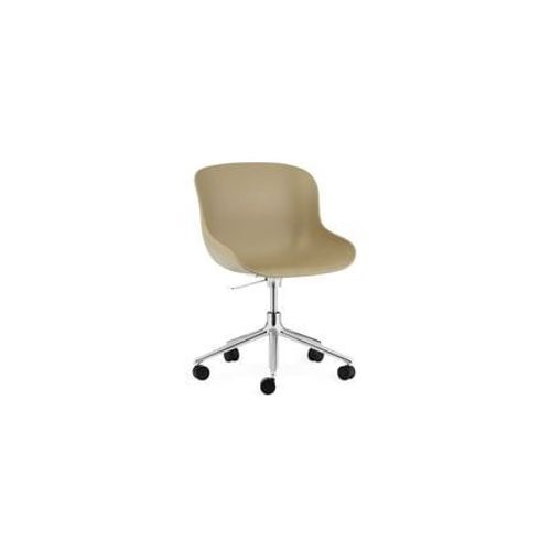 Fauteuil Pivotanthyp Avec Roulettes - Sable - Aluminium