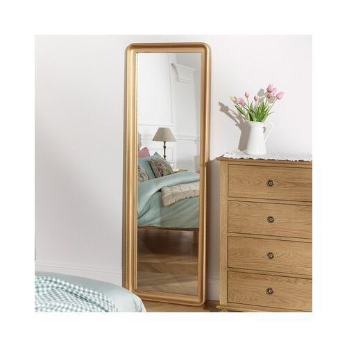 Robin des Bois - HELENE - Grand Miroir doré en bois - Jaune