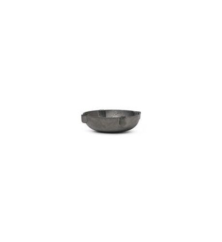 Ferm LIVING - Bougeoir Bowl - Laiton noir - Noir