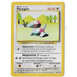 Porygon 39/102 - 30 Pv - Set De Base - Carte Pokemon Française