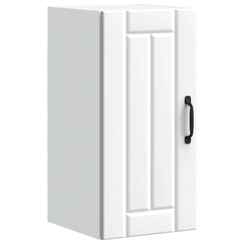 vidaXL Armoire murale de cuisine Lucca blanc bois d'ingénierie