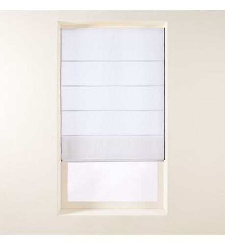 MADURA - Store bateau Carlina en Lin lavé légèrement froissé Rose