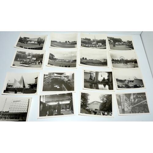 Exposition Universelle De Bruxelles 1958, Lot De 30 Photos D'amateur