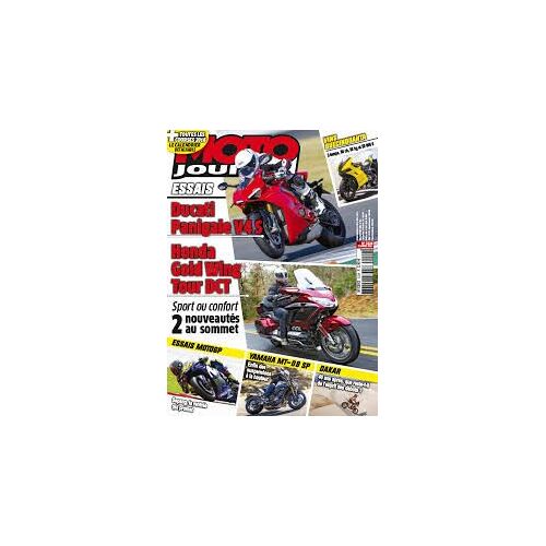 Moto Journal N° 2224 - 31 Janvier 2018 : Ducati Panigale V4 S - Honda Goldwing Dct - Move Publishing