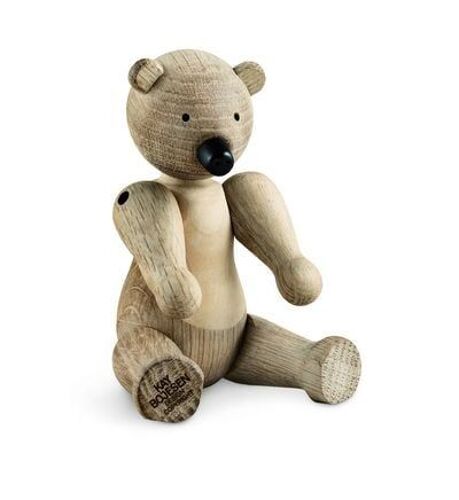 Figurine en bois en forme d'ours - petite