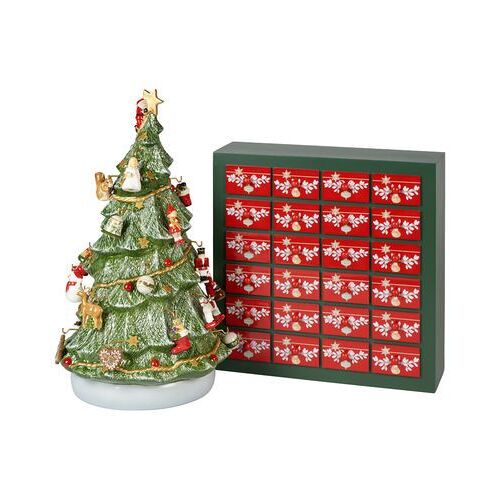 Villeroy & Boch - Christmas Toys Memory Calendrier de l'Avent 3D sapin - Multicolore