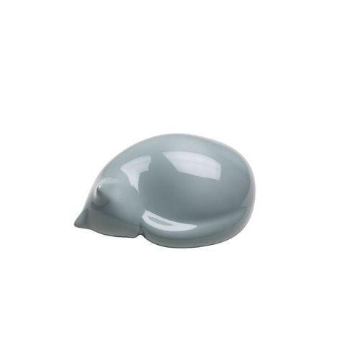 Figurine décorative Resting Cat - bleu clair - grand