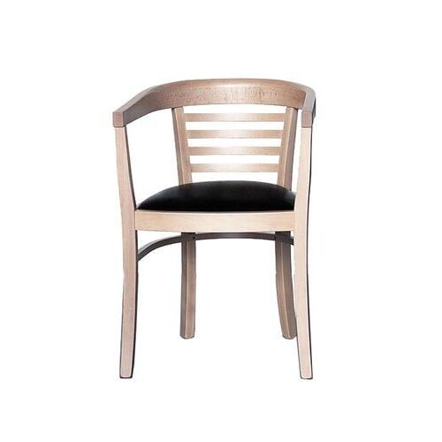 Chaise à accoudoirs Charles - naturel