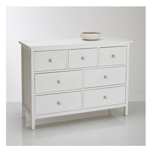 La Redoute Intã©Rieurs - Commode Large 7 Tiroirs, Enza  - Blanc