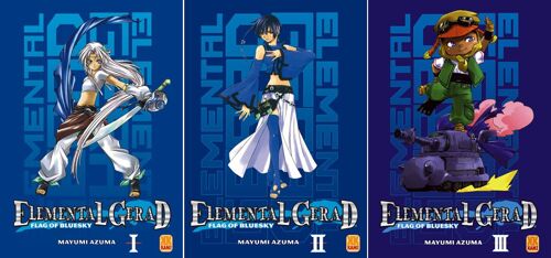 Elemental Gerad Blue : Flag Of Bluesky - Tomes 1 2 3