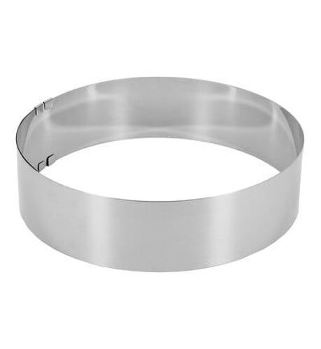 Absolument Maison - Cercle Ã  pÃ¢tisseries en inox  - Gris