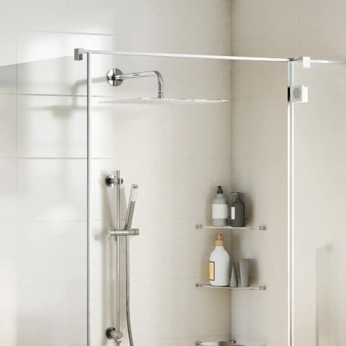 vidaXL Pomme de douche pluie acier inoxydable 304 40x40 cm carrée