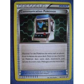 Carte Pokemon - Dresseur - Communication Pokemon - 99/114 - Noir Et Blanc - 2011 - Sc2