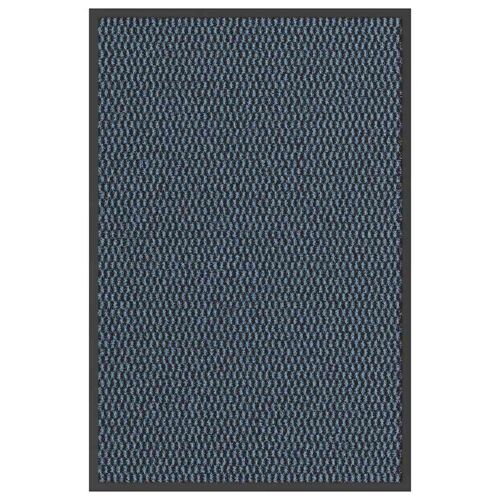 Paillasson Rectangulaire Antidérapant Intérieur Extérieur 60 X 90 Cm En Pp Bleu Helloshop26 02_0058116