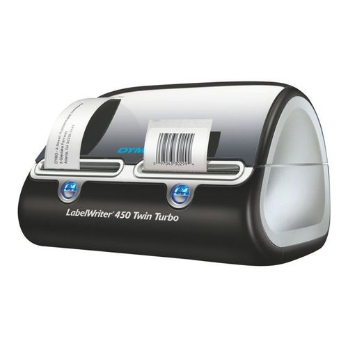 Dymo Labelwriter 450 Twin Turbo - Imprimante D'étiquettes - Thermique Direct - Rouleau (6,2 Cm) - 600 X 300 Ppp - Jusqu'à 71 Étiquettes/Minute - Capacité : 2 Rouleaux - Usb