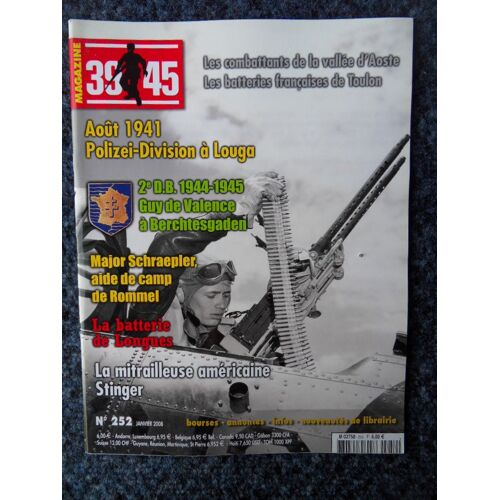 39 45 Magazine N°252-Janvier 2008