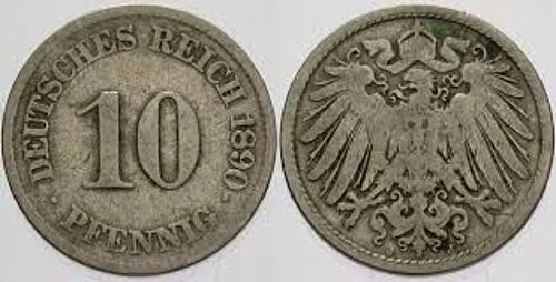 10 Pfennig 1890