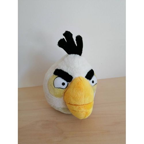 Peluche oiseau blanc angry beards