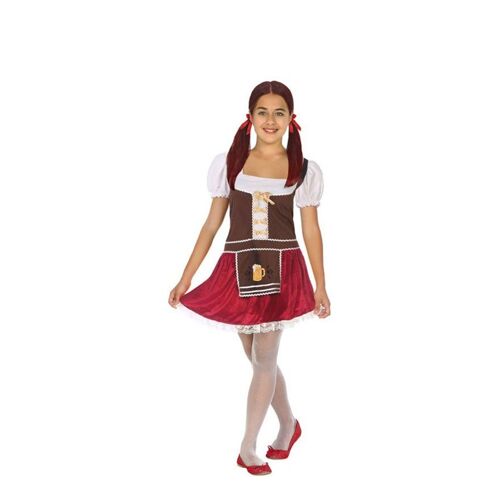 Déguisemetn De Allemande En Velours Pour Fille (Taille 3-4a)