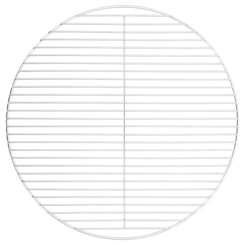 vidaXL Grille de barbecue ronde Ø54 cm acier inoxydable 304