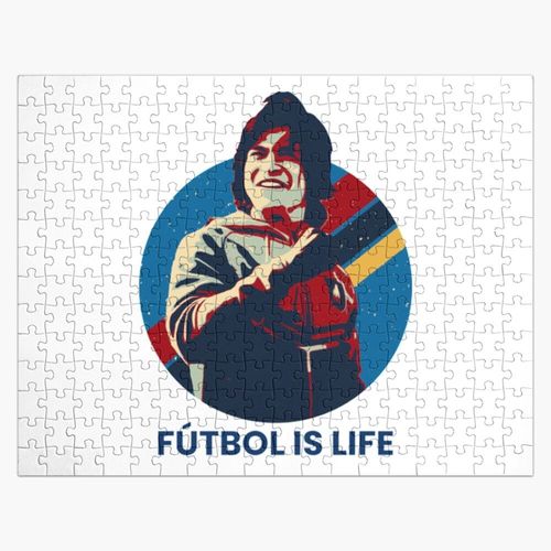 Puzzle en bois Le football c'est la vie 300 pièces 38x26 cm jouet décoration mura