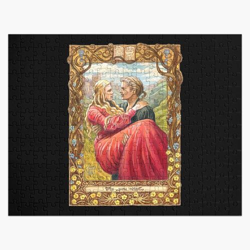 Puzzle en bois Princesse Bride 300 pièces 38x26 cm jouet décoration mura