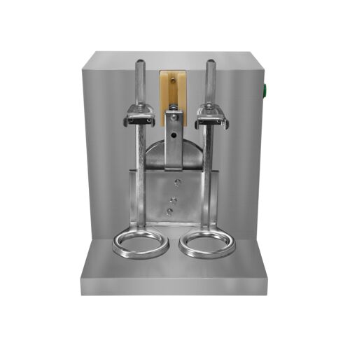 Shaker Bubble Tea Automatique En Inox - 120w 220v - 400 Tours/Min - Taille Gobelets 350 À 750ml - 2 Tasses À La Fois - Mixeur Thé À Perles, Boissons À Emporter, Milkshake, Boba Tea, Iced Coffee Latte