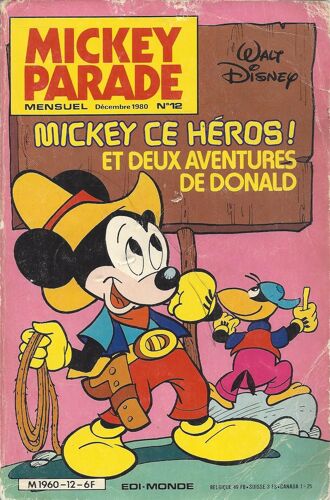 Mickey Parade 12 - Mickey Ce Héros - Décembre 1980