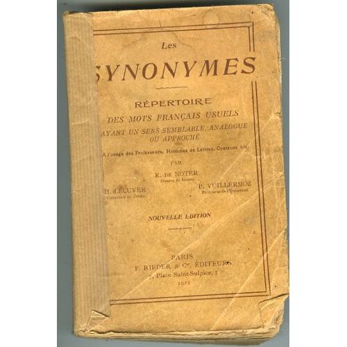 Les Synonymes