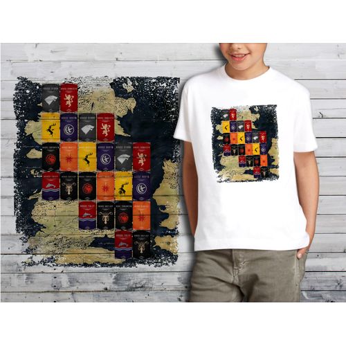 T-Shirt Blanc Enfant Series Cultes 05 Game Of Thrones