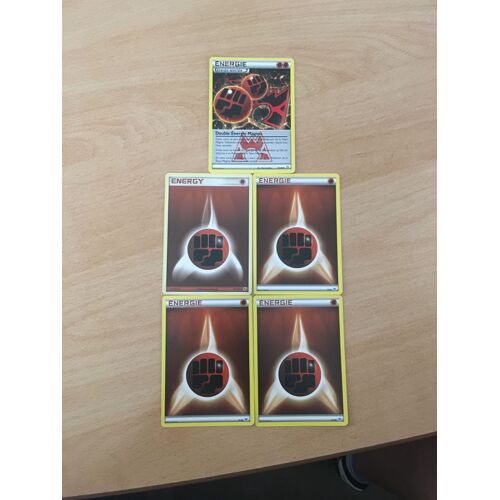 5 Cartes Energie De Type Combat (Pokemon)