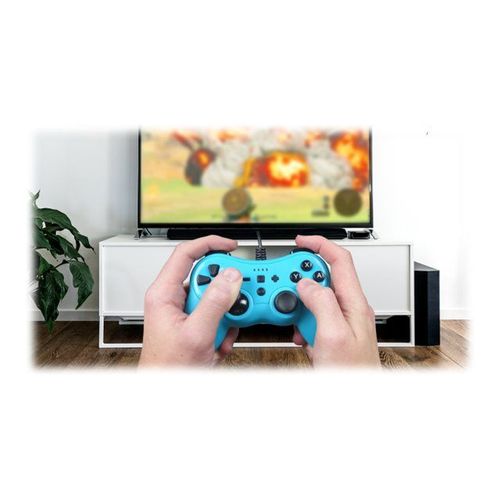 Manette Subsonic Colorz Filaire Bleu Subsonic Sas Pour Nintendo Switch