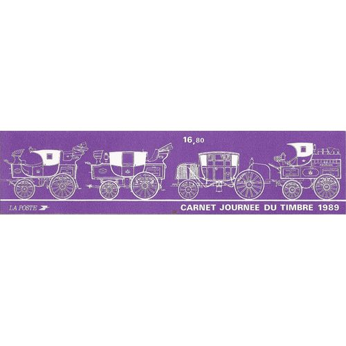 Carnet Journée Du Timbre 1989 Diligence Paris-Lyon