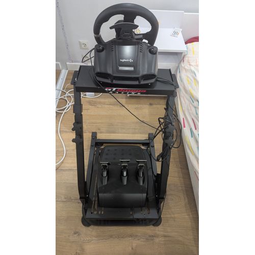Combo volant pédalier Logitech 920 et support