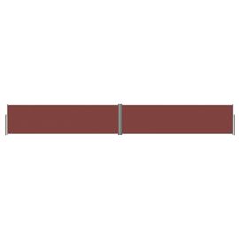 Vidaxl Auvent Latéral Rétractable Marron 140x1000 Cm