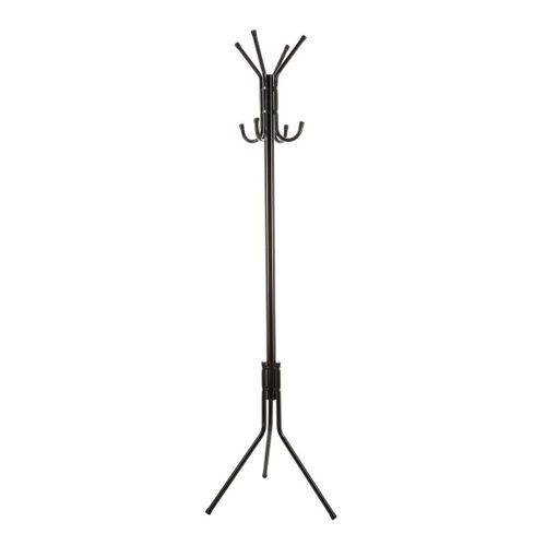 Porte-manteaux en métal 8 tiges noir