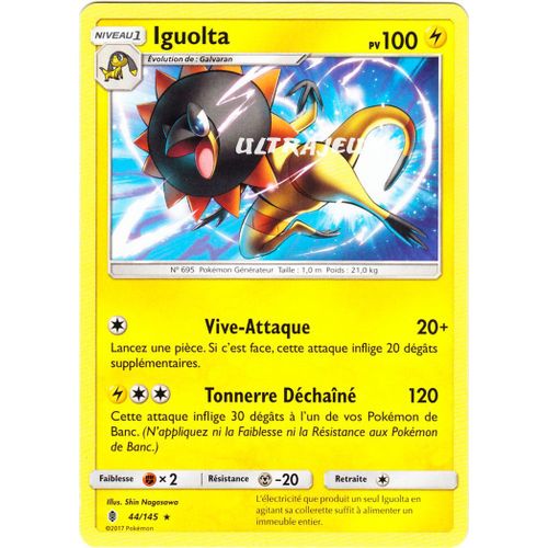 Pokémon - 44-R/145 - Iguolta - Reverse