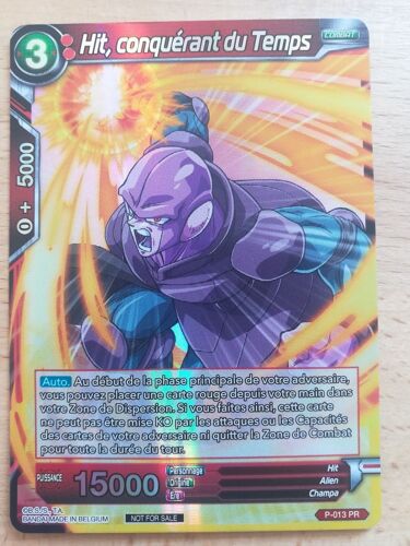 Dragon Ball Super Card Game Hit, Conquérant Du Temps Vf P-013 Pr