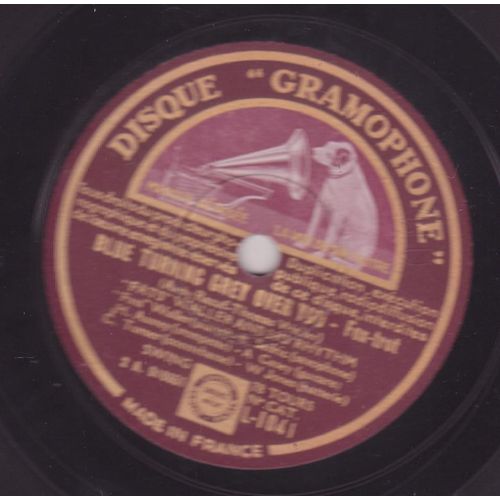 78 Trs 30 Cm Blue Turning Grey Over You / Honeysuckle Rose